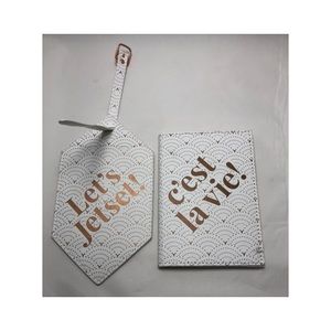 💙 Passport Case Luggage Tag Duo